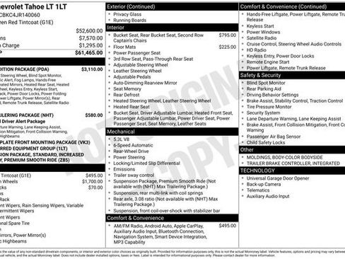 Used 2018 Chevrolet Tahoe LT w/ Texas Edition Package RWD image 7