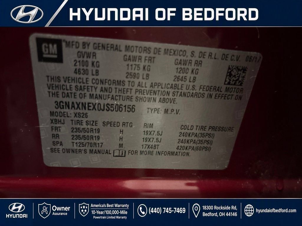 Used 2018 Chevrolet Equinox Premier FWD image 16