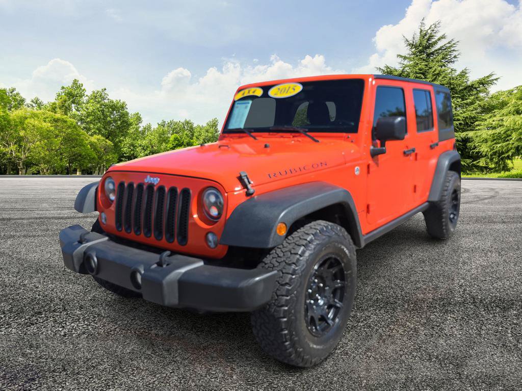 Used 2015 Jeep Wrangler Unlimited Rubicon w/ Connectivity Group AWD/4WD image 3