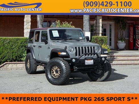 Used 2021 Jeep Wrangler Unlimited Sport image 1