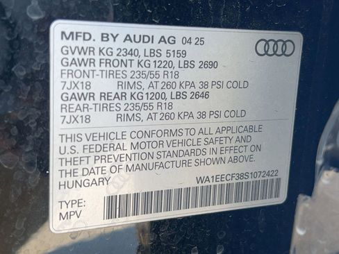 Certified 2025 Audi Q3 2.0T Premium Plus w/ Premium Plus Package image 21