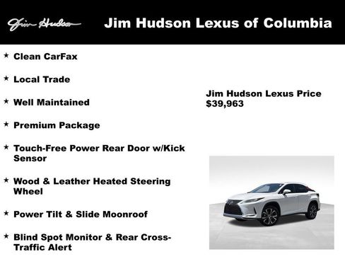 Used 2020 Lexus RX 350 FWD w/ Premium Package image 3