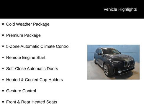 Used 2019 BMW X7 xDrive50i w/ Premium Package AWD/4WD image 42