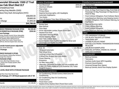 Used 2023 Chevrolet Silverado 1500 LT Trail Boss w/ LT Trail Boss Premium Package image 26