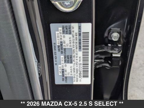 New 2026 MAZDA CX-5 Select AWD/4WD image 15