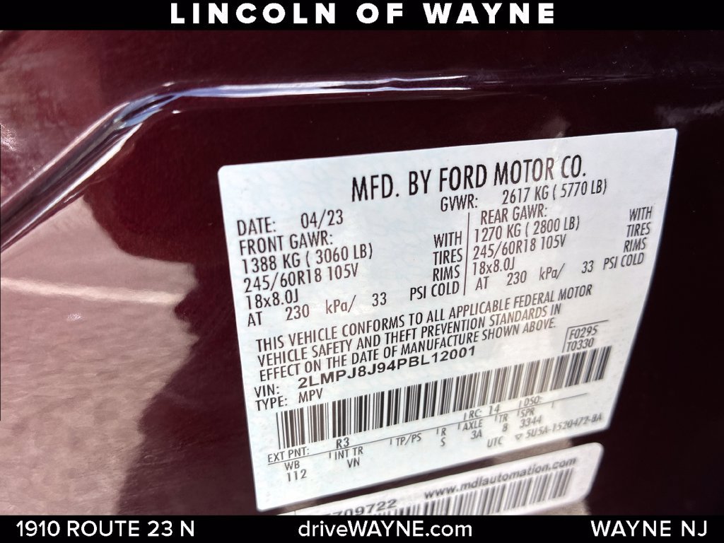 Certified 2023 Lincoln Nautilus AWD w/ Premium Package image 29