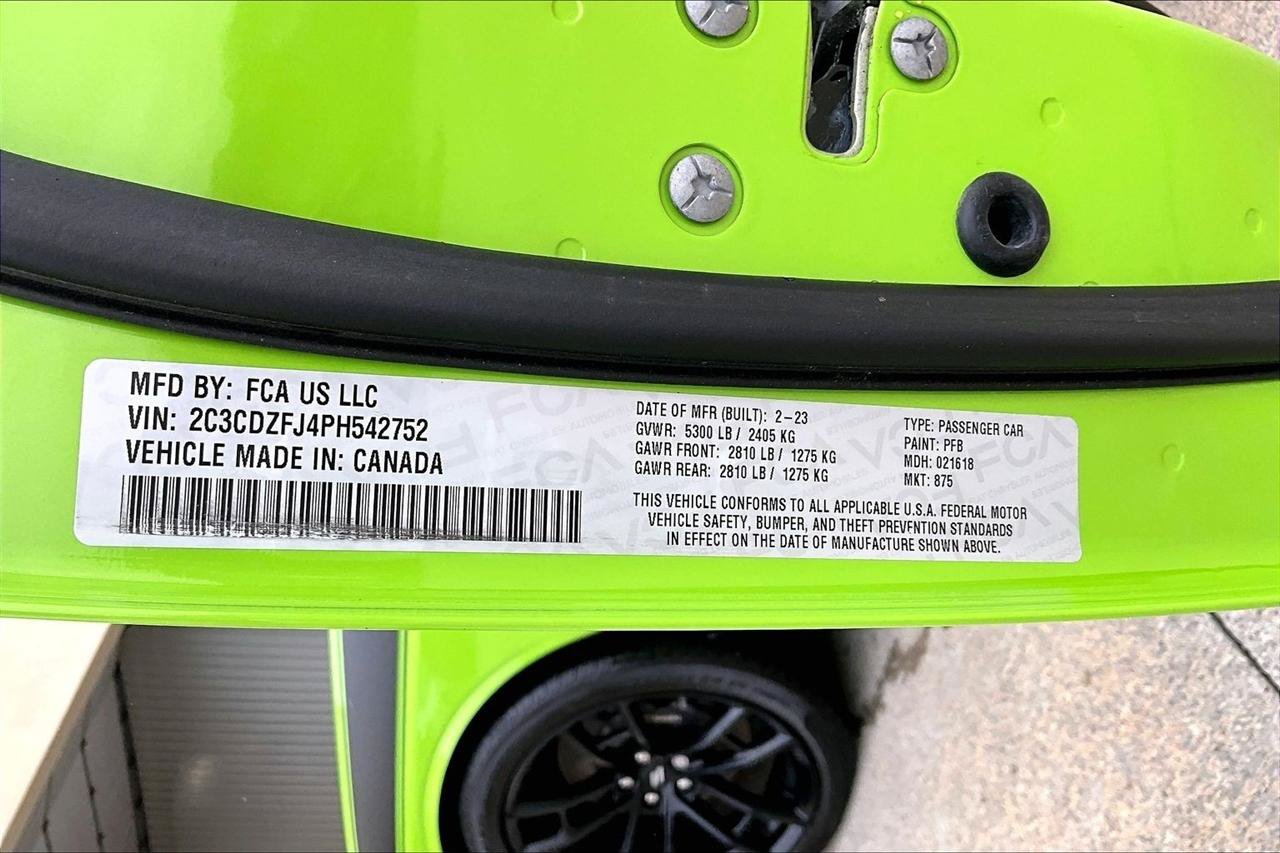 Used 2023 Dodge Challenger R/T Scat Pack w/ T/A Package RWD image 19