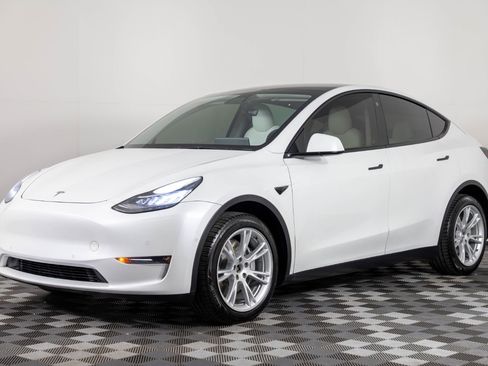 Used 2021 Tesla Model Y Long Range AWD/4WD image 1