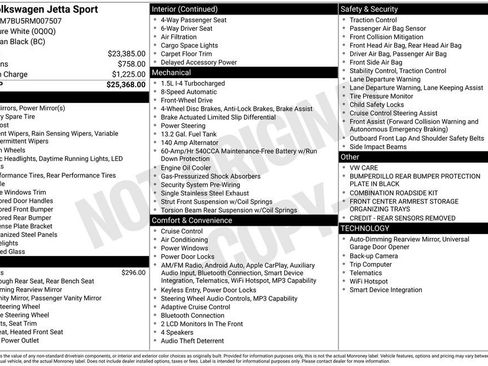Certified 2024 Volkswagen Jetta Sport FWD image 21