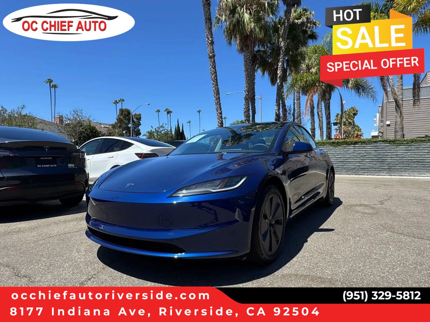 Used 2024 Tesla Model 3 Long Range RWD image 1