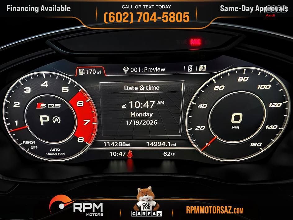 Used 2018 Audi SQ5 Premium Plus w/ Navigation Package AWD/4WD image 15