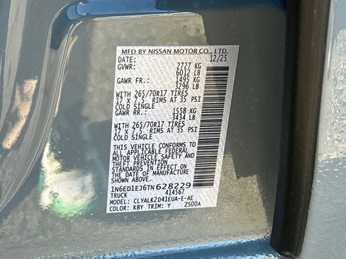 New 2026 Nissan Frontier Pro-X w/ Pro Premium Package image 35