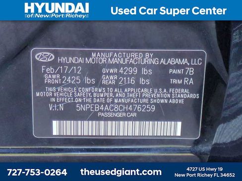 Used 2012 Hyundai Sonata GLS FWD image 26