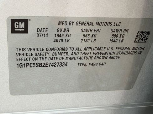 Used 2014 Chevrolet Cruze LT image 22