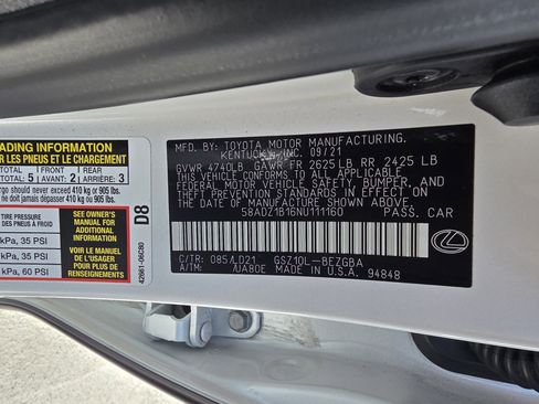 Used 2022 Lexus ES 350 w/ Premium Package image 27