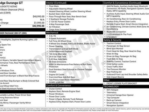 Used 2026 Dodge Durango GT image 43