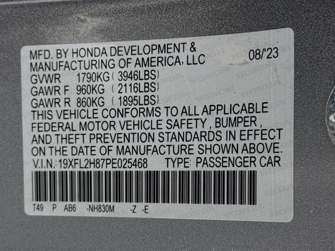 Certified 2023 Honda Civic Sport image 29