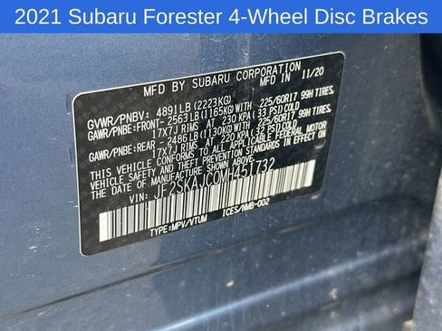 Used 2021 Subaru Forester Premium AWD/4WD image 19
