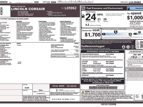 Used 2020 Lincoln Corsair Reserve w/ Equipment Group 201A AWD/4WD image 39
