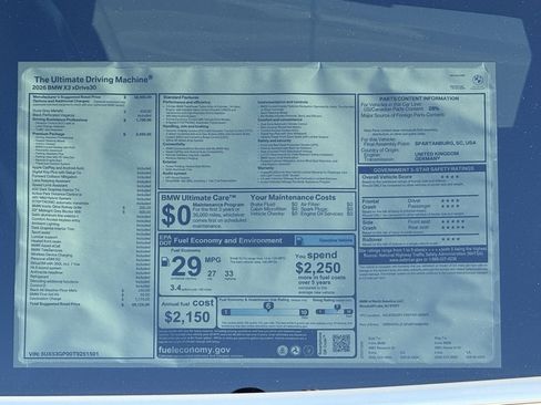 New 2026 BMW X3 xDrive30 w/ Premium Package image 31