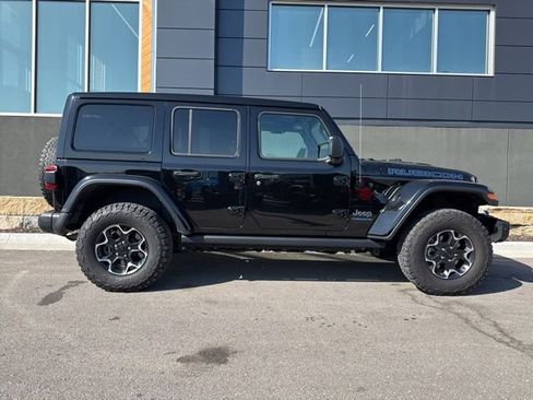Used 2023 Jeep Wrangler Unlimited Rubicon 4xe w/ Steel Bumper Group AWD/4WD image 2