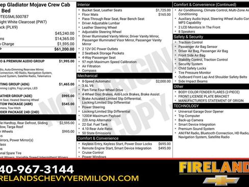 Used 2021 Jeep Gladiator Mojave image 2