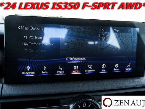 Used 2024 Lexus IS 350 F Sport w/ Navigation Package AWD/4WD image 40
