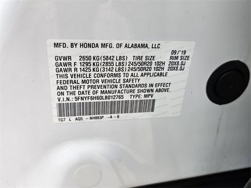 Used 2020 Honda Pilot Touring image 16