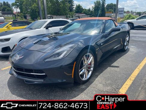 Used 2015 Chevrolet Corvette Stingray Convertible w/ 3LT Preferred Equipment Group RWD image 1