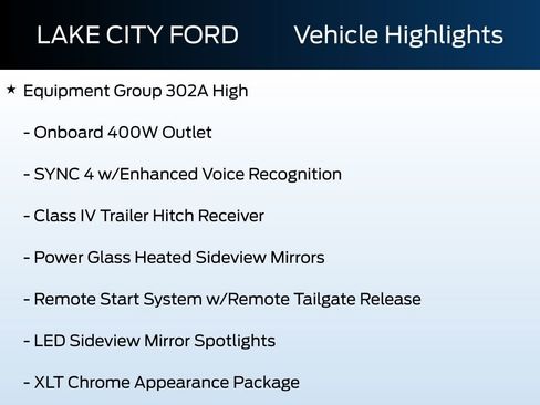 Used 2022 Ford F150 XLT w/ Equipment Group 302A High AWD/4WD image 5