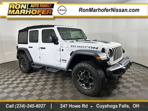 Used 2022 Jeep Wrangler Unlimited Rubicon 4xe w/ Cold Weather Group image 1