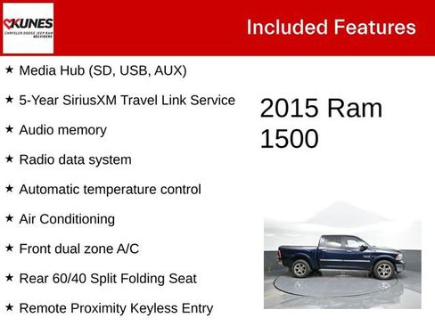 Used 2015 RAM 1500 Laramie w/ Convenience Group image 3