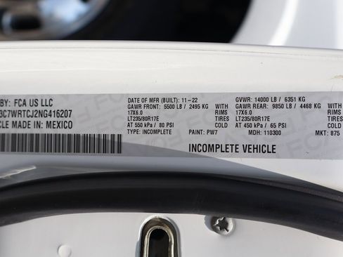 Used 2022 RAM 3500 Tradesman w/ Chrome Appearance Group image 59