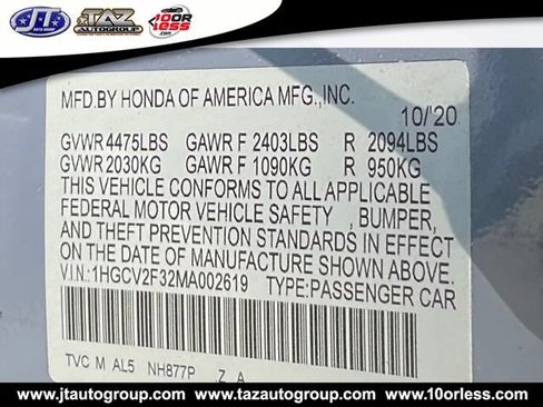 Used 2021 Honda Accord Sport image 22