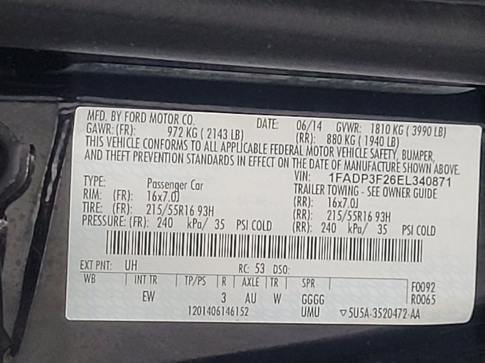 Used 2014 Ford Focus SE w/ SE Winter Package FWD image 33