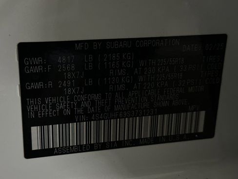 New 2025 Subaru Crosstrek 2.5i Sport w/ Popular Package #3A image 34