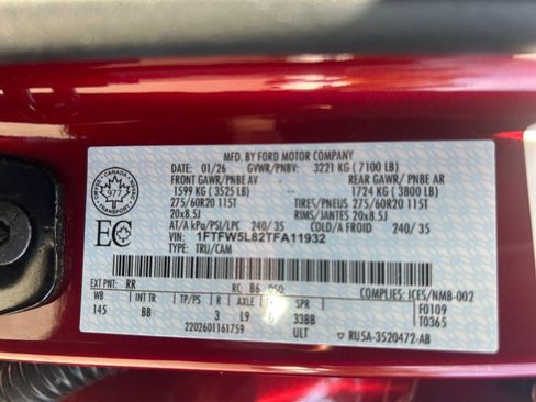 Used 2026 Ford F150 Lariat w/ Bed Utility Package AWD/4WD image 36