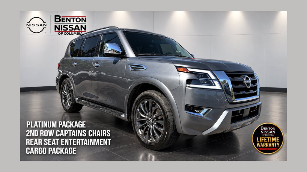 Used 2023 Nissan Armada Platinum w/ Captain's Chairs Package RWD 360° Tour