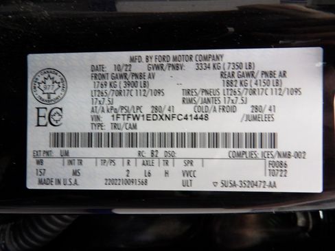 Used 2022 Ford F150 XLT w/ Equipment Group 301A Mid image 53