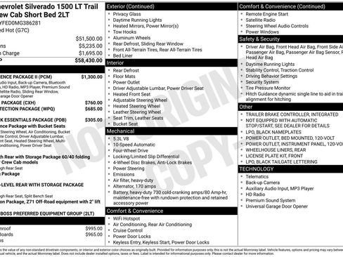 Used 2021 Chevrolet Silverado 1500 LT Trail Boss w/ Convenience Package II image 8