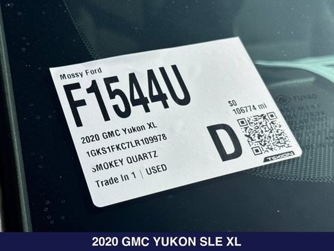 Used 2020 GMC Yukon XL SLE w/ SLE Value Package RWD image 2
