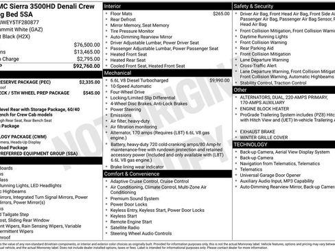 New 2026 GMC Sierra 3500 Denali w/ Denali Reserve Package AWD/4WD image 16