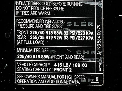 Used 2004 Chrysler Crossfire Coupe RWD image 33