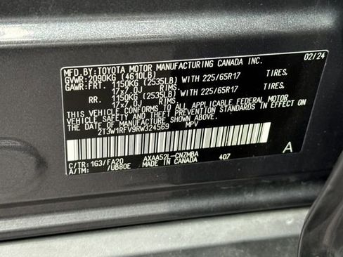 Certified 2024 Toyota RAV4 XLE image 35