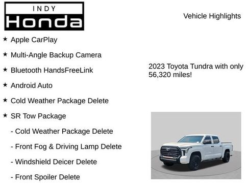 Used 2023 Toyota Tundra SR w/ SR Tow Package AWD/4WD image 8
