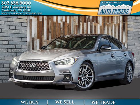 Used 2019 INFINITI Q50 Red Sport 400 w/ Proactive Package AWD/4WD image 1