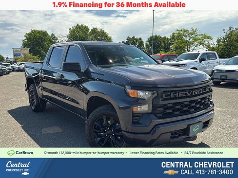 Certified 2023 Chevrolet Silverado 1500 Custom AWD/4WD image 1