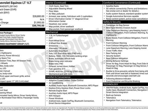 New 2026 Chevrolet Equinox LT FWD image 10