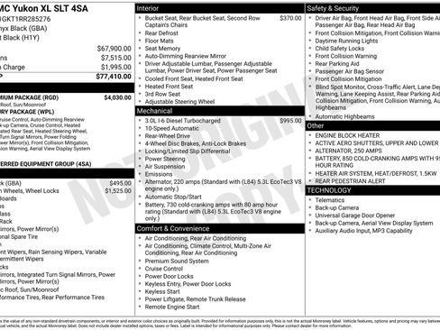 Used 2024 GMC Yukon XL SLT w/ SLT Premium Package image 33