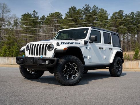 Used 2021 Jeep Wrangler Unlimited Rubicon 4xe w/ Dual Top Group AWD/4WD image 1